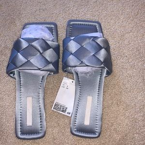 H&M Satin Slides